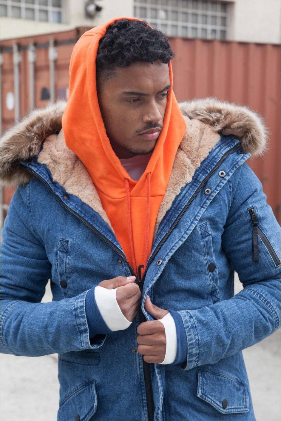 Sixth June/FUR モッズコート DENIM | BINGOSTAR ・ ビンゴスター Sixth June/FUR モッズコート DENIM | BINGOSTAR ・ ビンゴスター