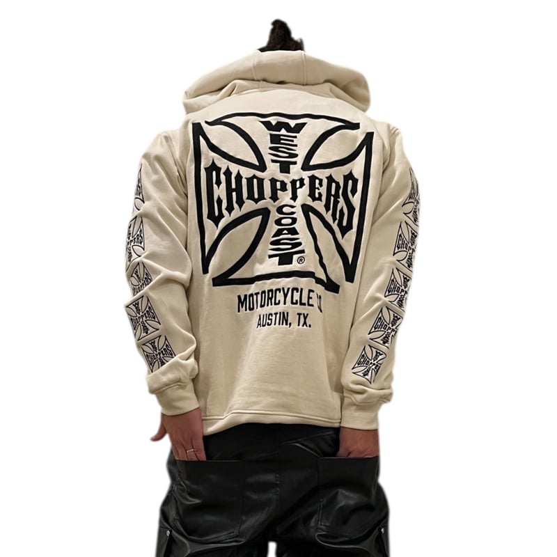 West Coast Choppers/ W.C.C Logo Zip Up Hoodie 