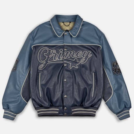 GRMY/MADRID PU LEATHER JACKET "BLUE"