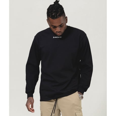 BLACK BLOND/INNOCENT Long Sleeve Tee BLACK