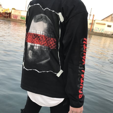 BLACK BLOND/BRUTAL Long Sleeve Tee BLACK