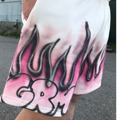 GRMY×Shirts King Phade/Flame Art  Shorts