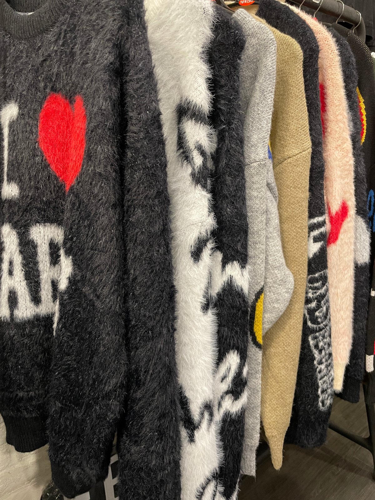 2nd archive/ Mohair Heart Knit Cardigan 