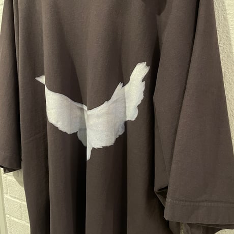 YEEZY GAP  by BALENCIAGA / CROP DOVE NO SEAM TEE "DARK GREY"