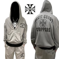 West Coast Choppers/ OverSize Zip Up Hoodie (SET UP)
