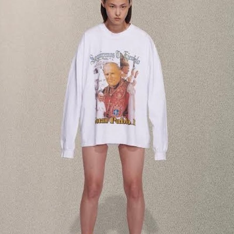 Yzy white lives matter Tシャツ　サイズ1 yeezy season9 WHITE LIVES MATTER TEE 1 - メルカリ