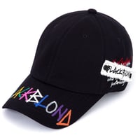 BLACK BLOND/Rainbow Patch Logo Cap