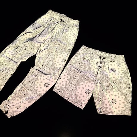 BOOHOO /BANDANA reflector shorts