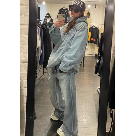 Mismatch NYC/Denim  Hoodie
