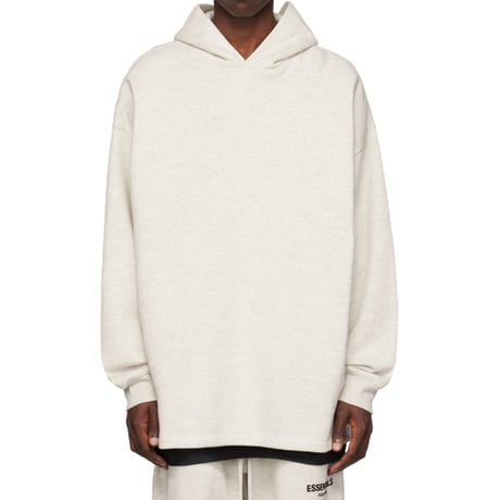 ESSENTIALS by Fear of God /Logo Relax Hoodie  "Oatmeal"