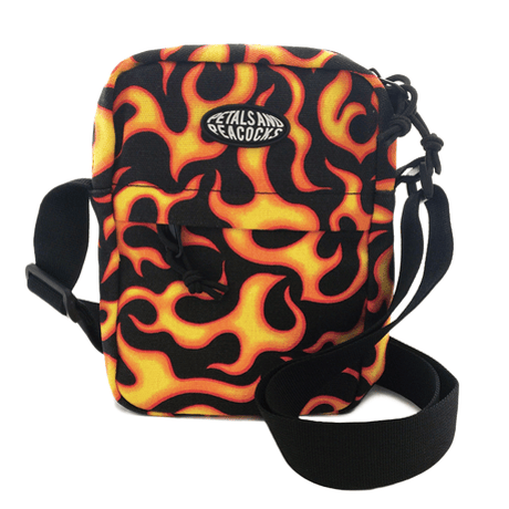 Petals and Peacocks/Flame shoulder BAG