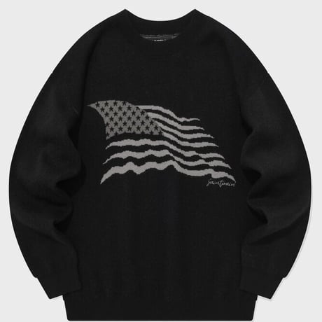 SAINT PAIN/American Knit "BLACK"