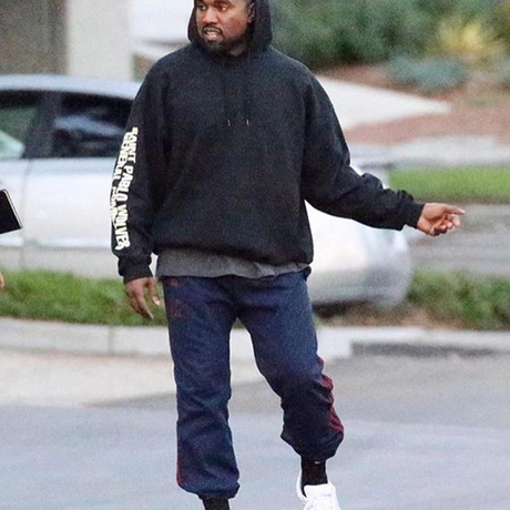 Saint Pablo Tour/official hoodie フーディー　ブラック