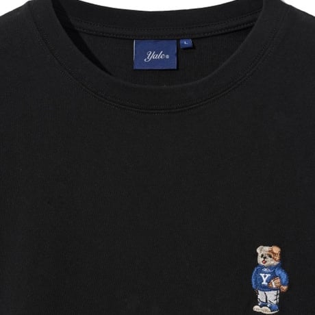 YALE official / Bulldog Logo Tee "WHITE & BLACK"