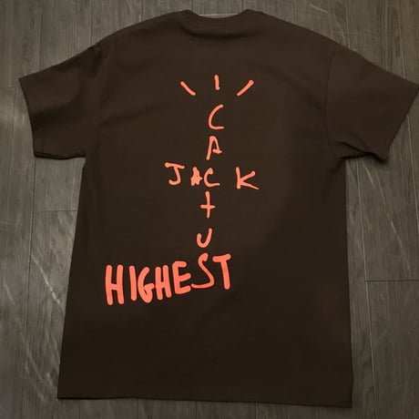 Nike × Travis Scott /Cactus Jack JORDAN  Tshirts "BROWN"