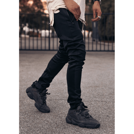 GUAPI/FUSION Track Pants　ALL BLACK