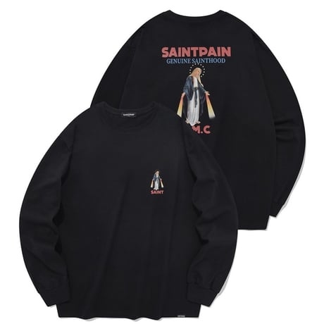 SAINT PAIN/MARY LongSleeve Tee BLACK