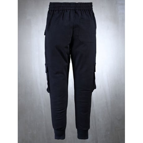By The R/ Canvas Cargo Pants  "BLACK"