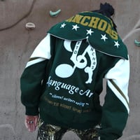 LIFTED ANCHORS/ Varcity 2way Zip Hoodie (Green)