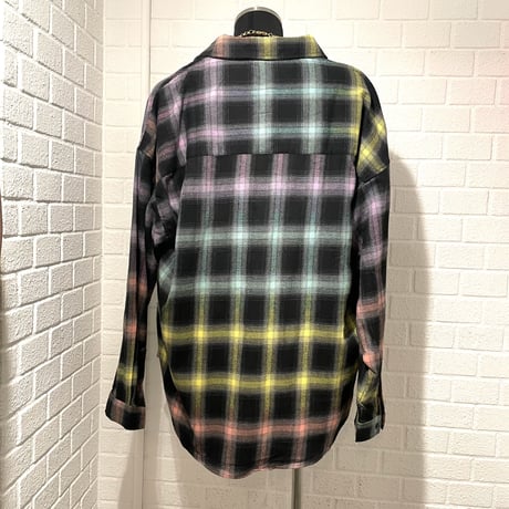 WOSS.official/ MIX color Check Flannel Shirts