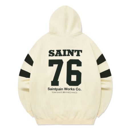 SAINT PAIN/Saint 76  Hoodie "CREAM"