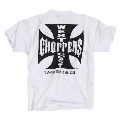 West Coast Choppers/ W.C.C Logo Tshirts "WHITE"