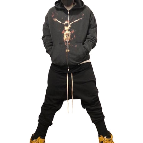 Mismatch NYC/Cross Zip Up hoodie