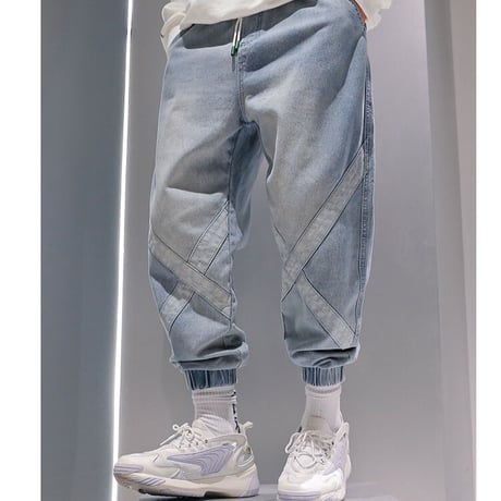 WOSS.official/Cross サルエルデニム  Blue