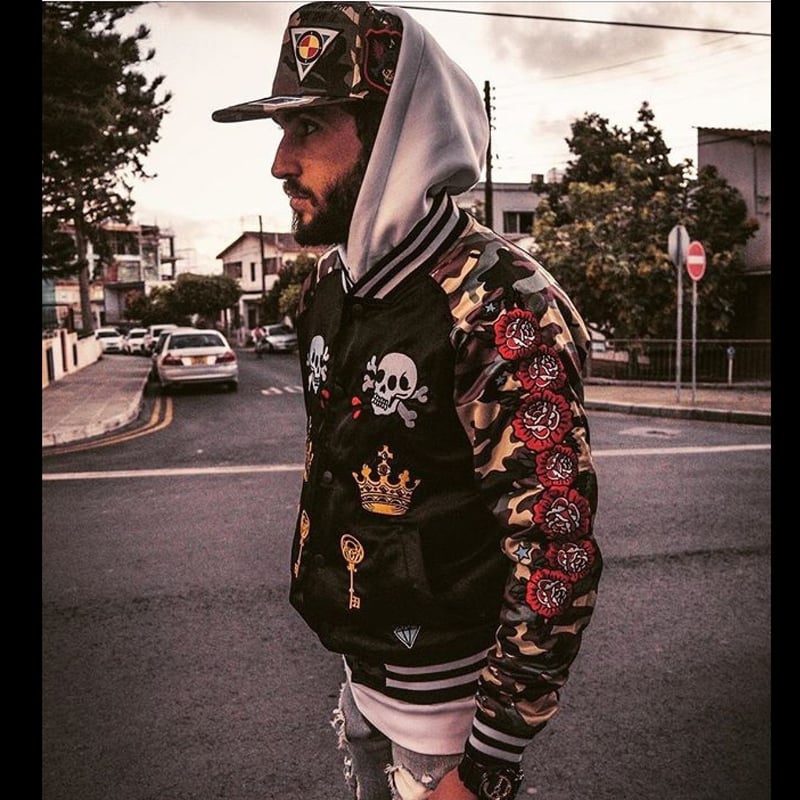 Reason Clothing Newyork/Camo Rose スカジャン Reason Clothing Newyork/Camo Rose スカジャン