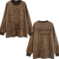 WOSS.official/ SUEDE Crewneck