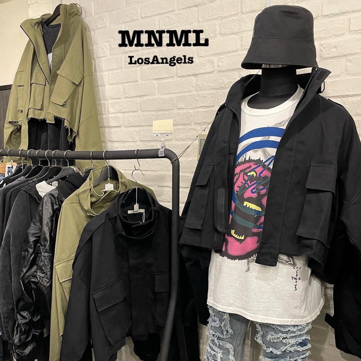 MNML/Cropped M65 Jacket 