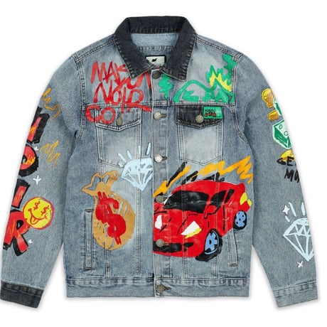 Reason Clothing Newyork/Maison Noir Art Denim JACKET