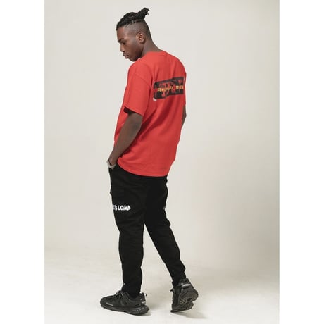 BLACK BLOND/Crime Tee RED