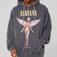 NIRVANA/Official hoodie  "Vintage GRAY"