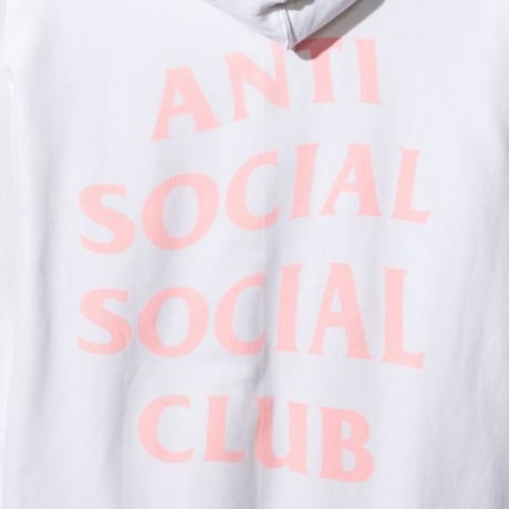 Anti Social Social Club/Logo フーディー　White　限定カラー