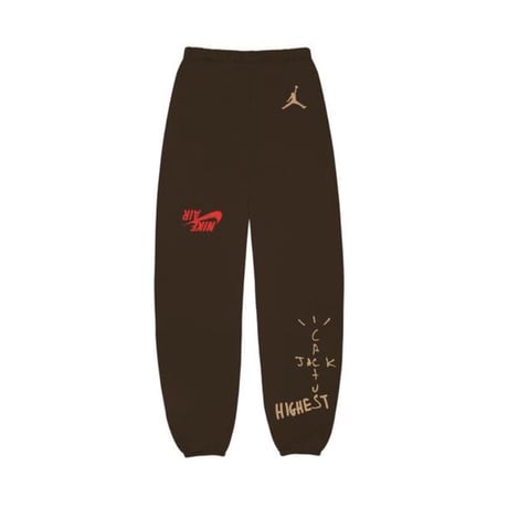 Nike × Travis Scott /Cactus Jack JORDAN Sweat Pants "BROWN"
