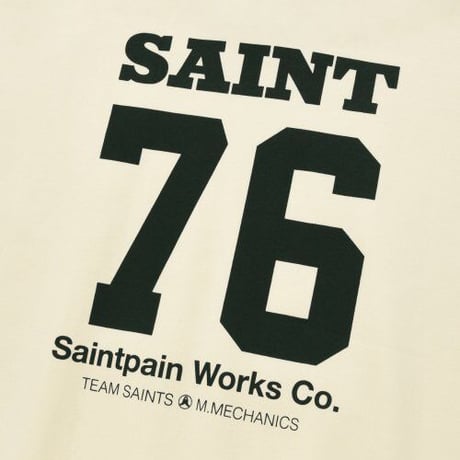 SAINT PAIN/Saint 76  Hoodie "CREAM"