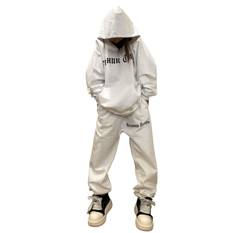 YEEZY × Gosha Rubchinskiy  / Logo Wide Pants (SET UP) "WHITE"