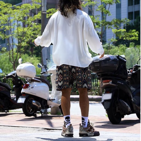 ByTheR /jacquard Short Pants "BLACK"