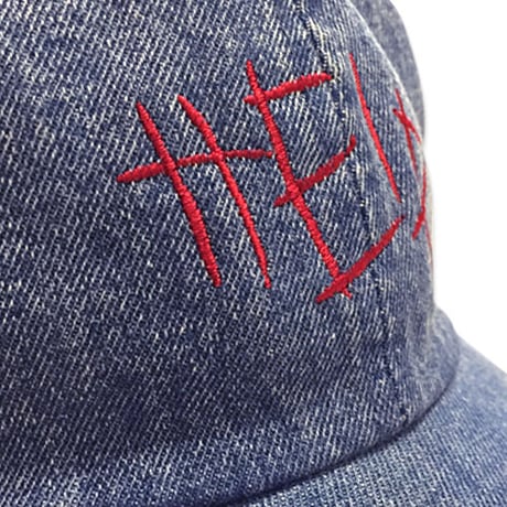 448C/HELP CAP DENIM