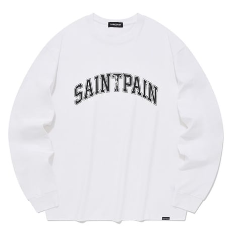 SAINT PAIN/OUR LORD ARCH LongSleeve Tee WHITE