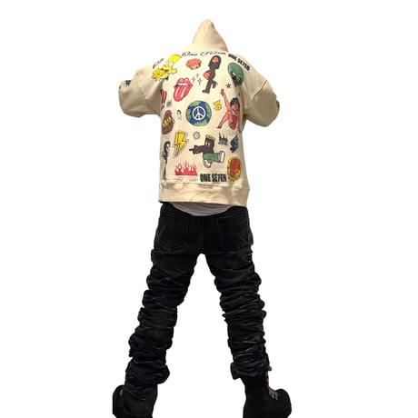Mismatch NYC/Tatoo  graffiti  Hoodie