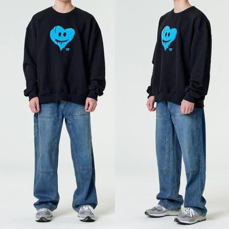 MISTER CHILD/Heart Crewneck  "BLACK"