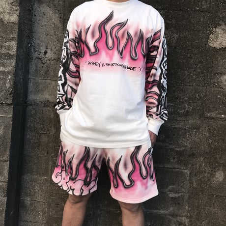GRMY×Shirts King Phade/Flame Art  Long sleeve