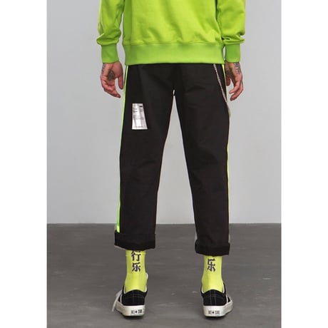 WOSS.official/ Neon Yellow Line pants