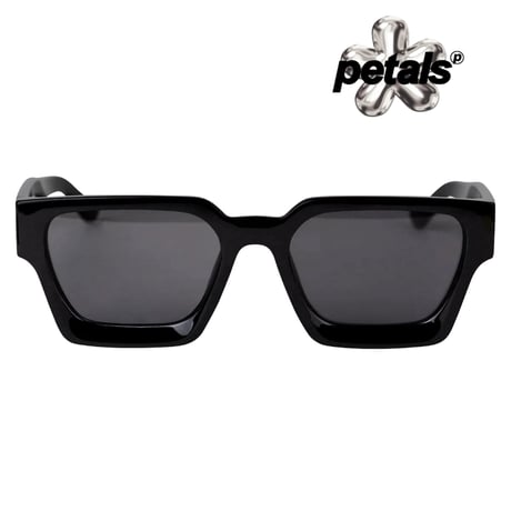 Petals and Peacocks/Big Flame sunglasses "BLACK"