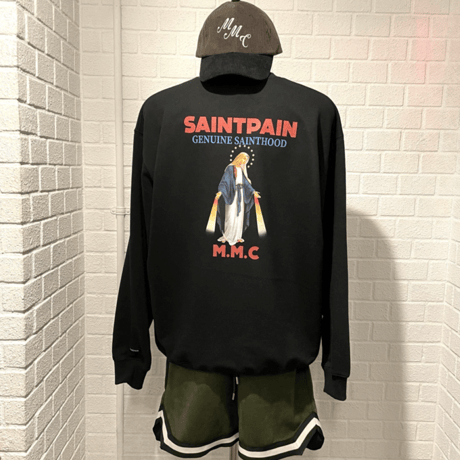 SAINT PAIN/MARY Crewneck BLACK