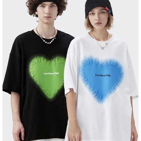 WOSS.official/Oversized HEART Tshirs