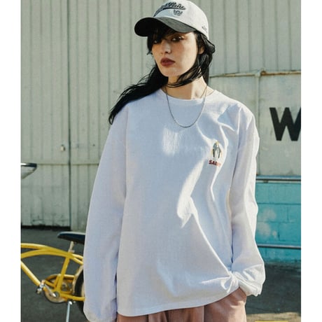 SAINT PAIN/MARY LongSleeve Tee WHITE