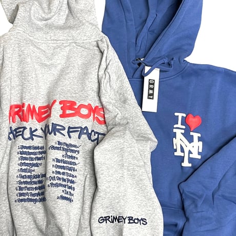 GRMY/GRIMEY BOYS VINTAGE HOODIE  BLUE